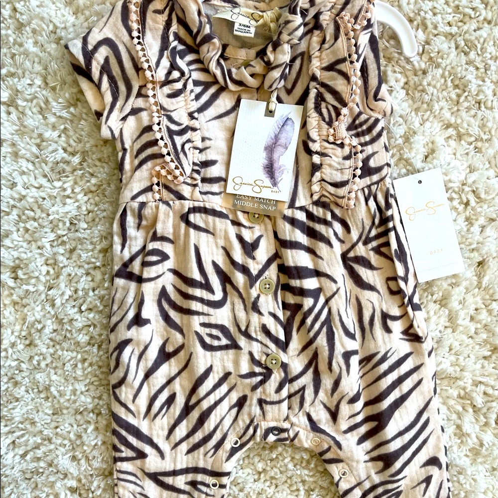 Romper with headband